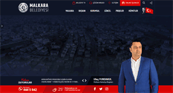 Desktop Screenshot of malkara.bel.tr